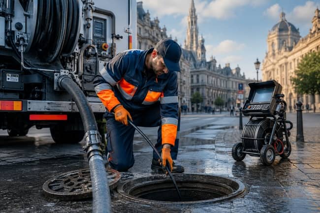 debouchage egout bruxelles