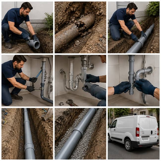 service remplacement canalisations à bruxelles