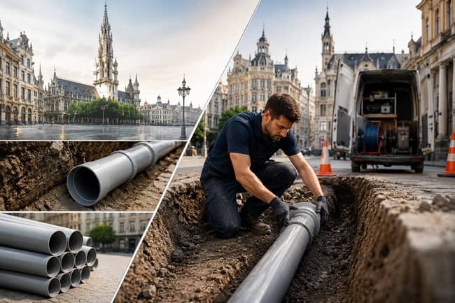 remplacement canalisation Bruxelles